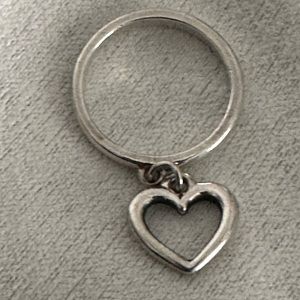 James Avery Heart Dangle Ring
